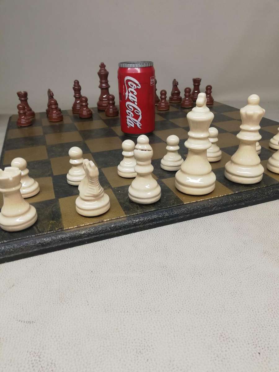 Gigantic Ceramic Chess Set - 540mm x 540mm