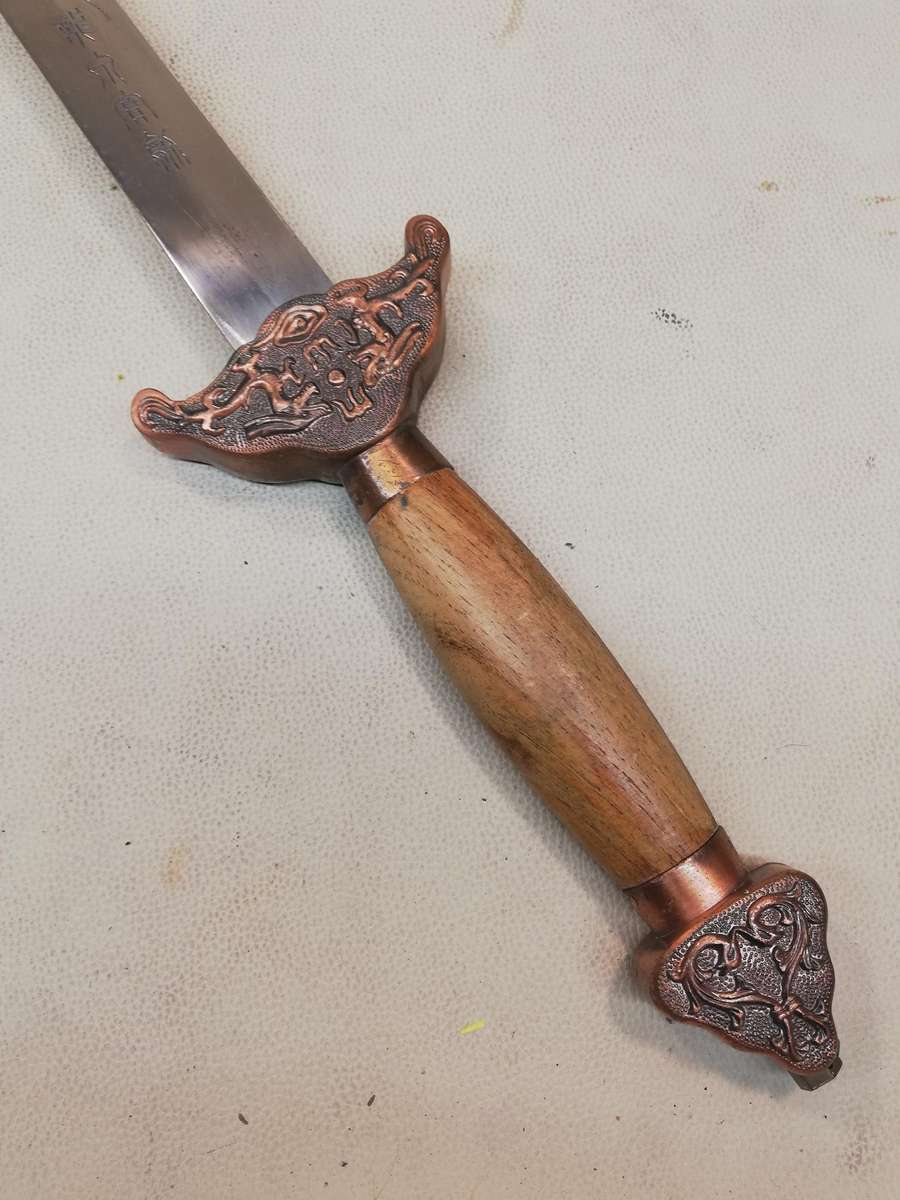 CHINESE DRAGON TAI CHI JIAN TRAINING SWORD & SCABBARD