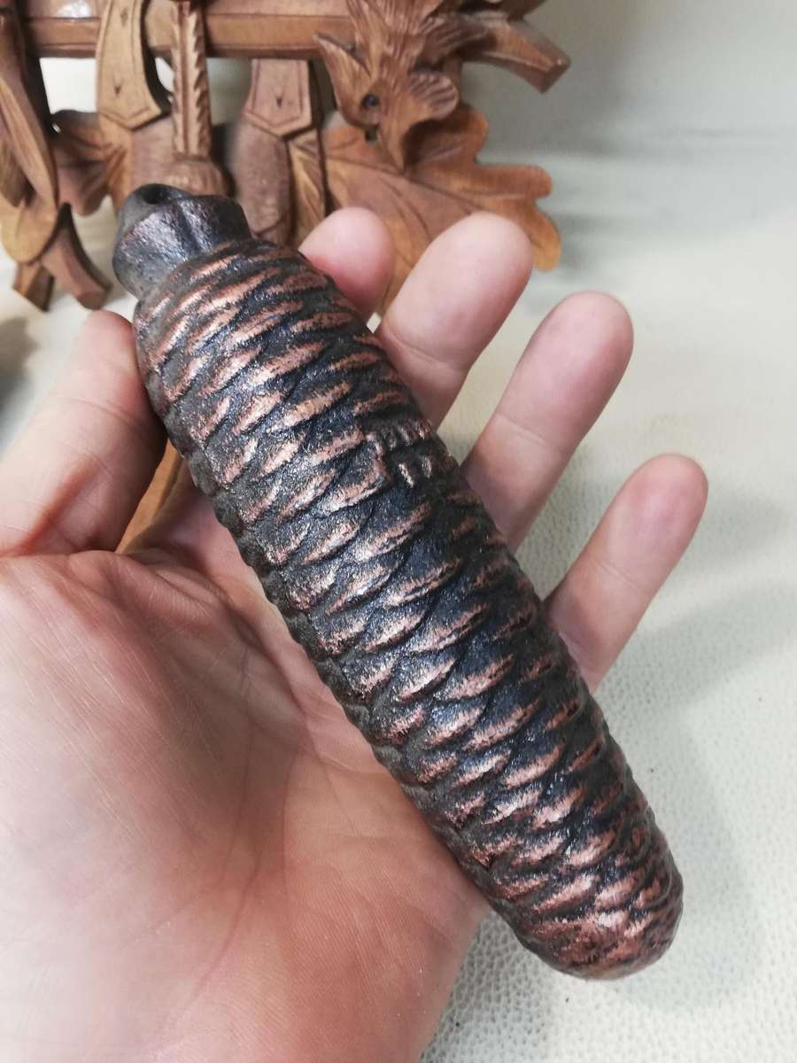 Working Large 600mm Hand-Carved Black Forest Hunter Cuckoo Clock - Germany