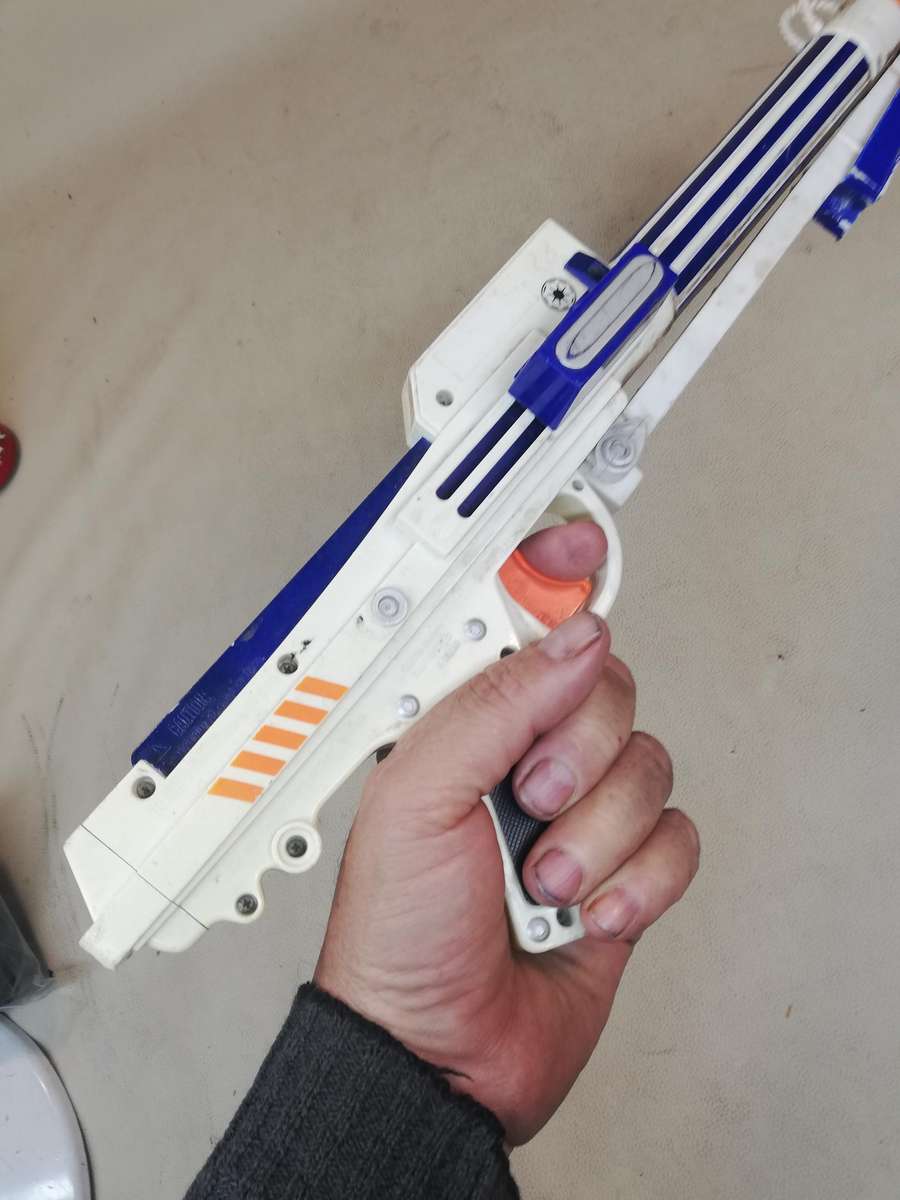 Star Wars Clone Trooper Blaster Nerf Dart Gun Hasbro Light Sight