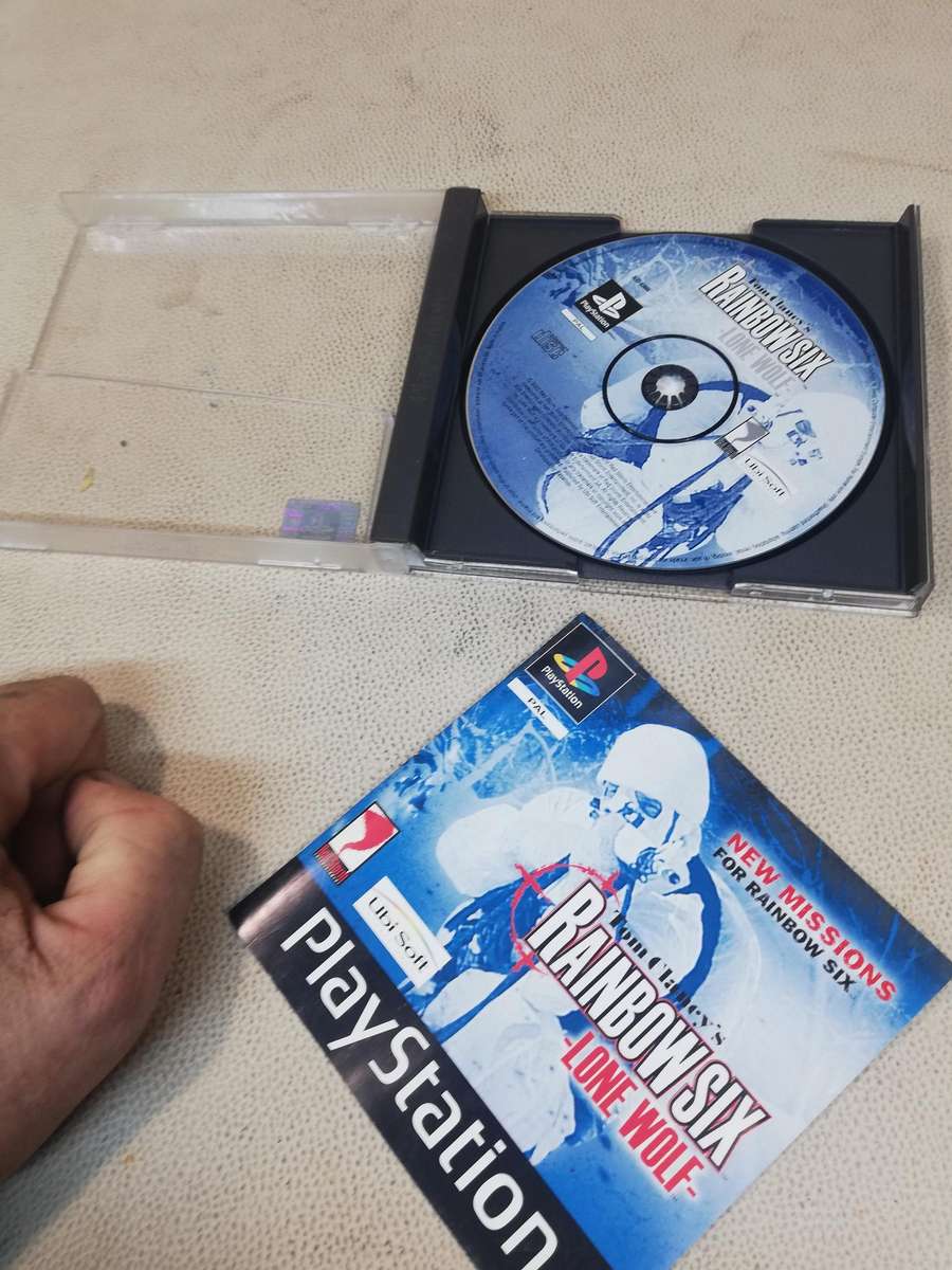 Playstation 1 Tom CLANCY'S Rainbow Six Lone Wolf Game