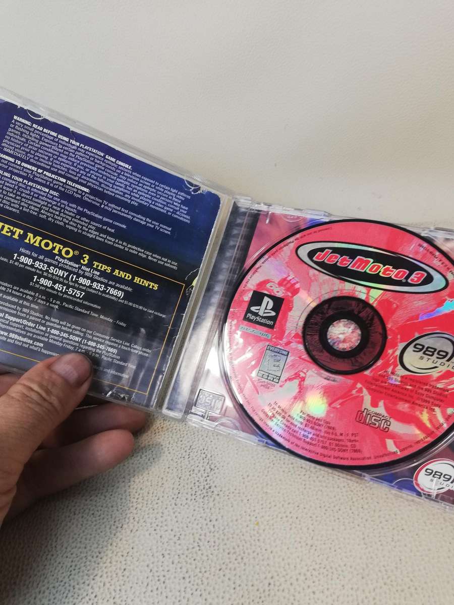 Playstation 1 Jet Moto 3 Game