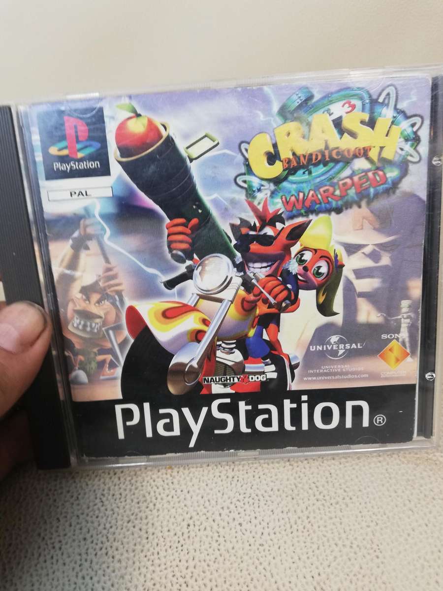 Playstation 1 Crash Bandicoot 3: Warped Black Label Game