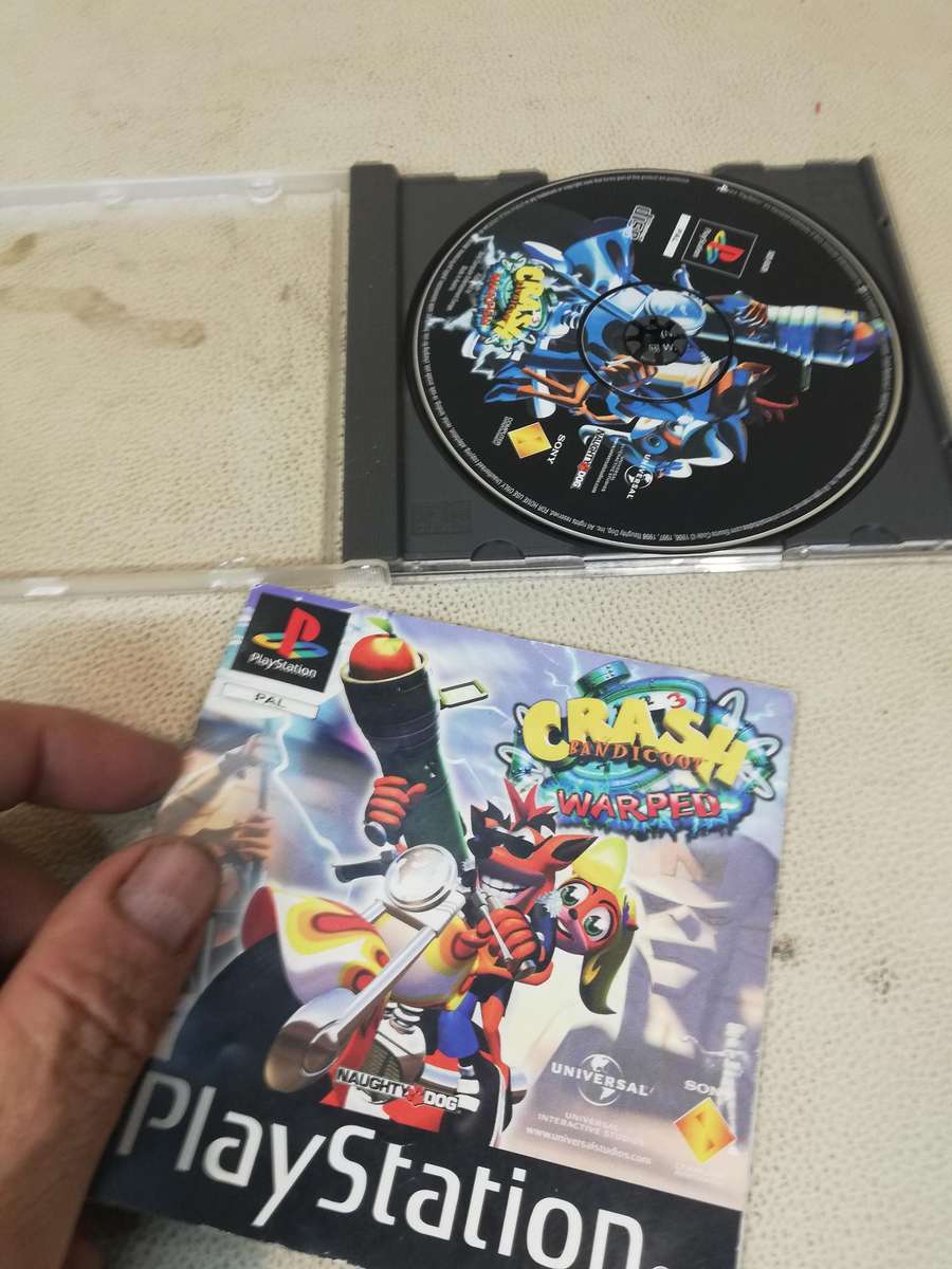 Playstation 1 Crash Bandicoot 3: Warped Black Label Game