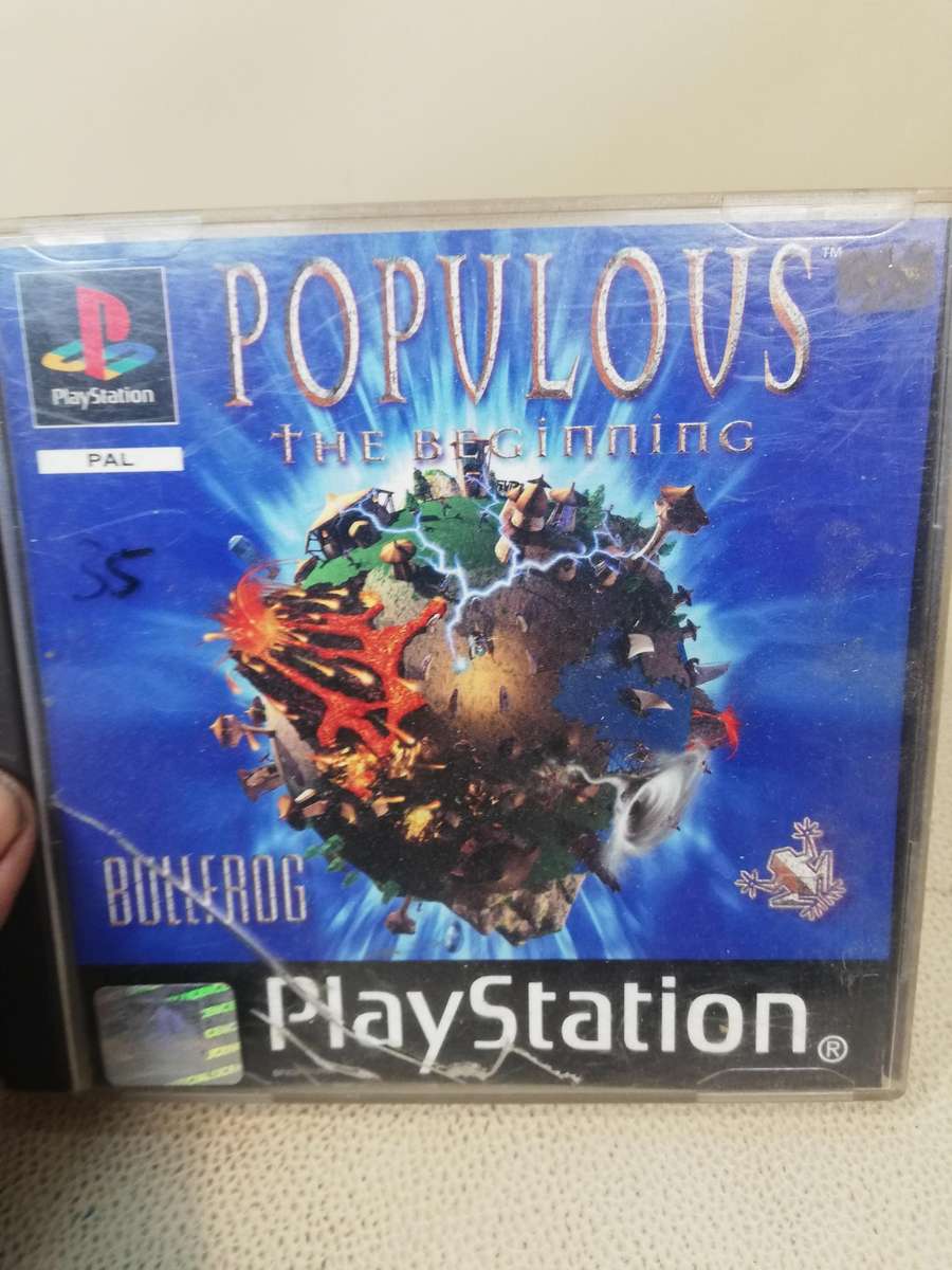 Playstation 1 Populous: The Beginning Game