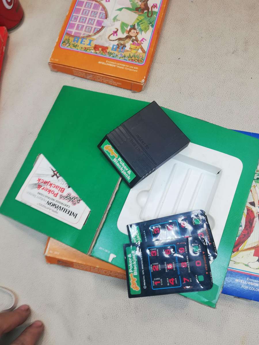 5 Vintage 1981 Mattel Intellivision Game's  - Complete