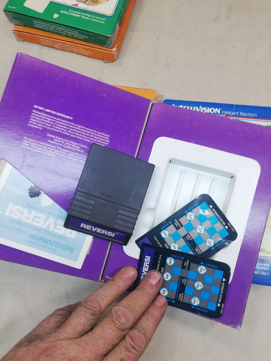 5 Vintage 1981 Mattel Intellivision Game's  - Complete