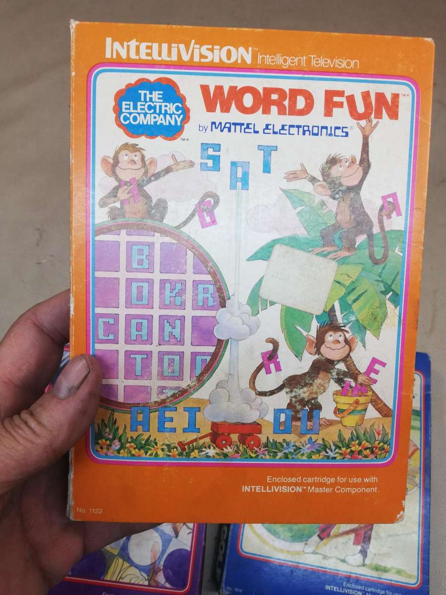 5 Vintage 1981 Mattel Intellivision Game's  - Complete