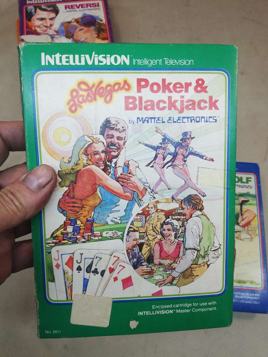 5 Vintage 1981 Mattel Intellivision Game's  - Complete