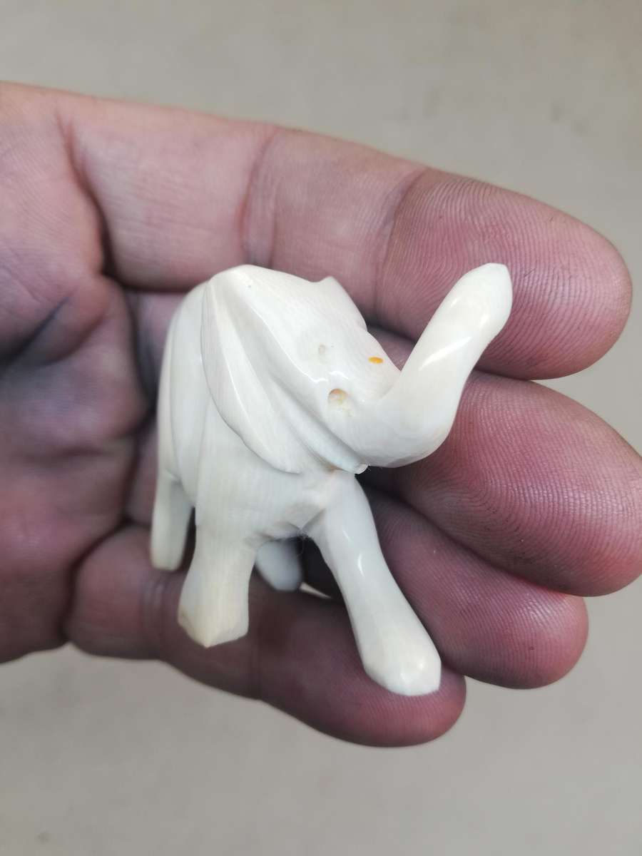 Vintage Handcrafted African Bone Animals