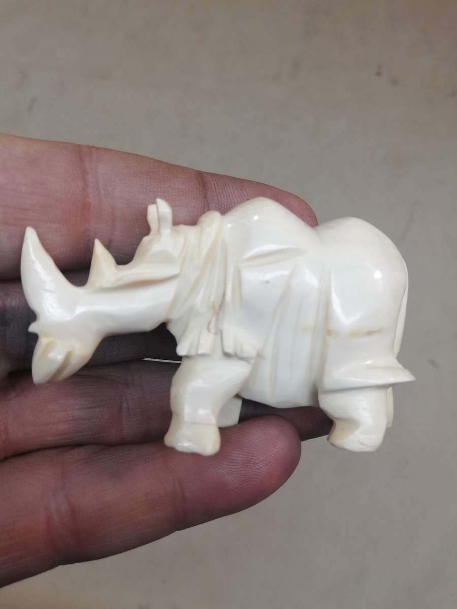 Vintage Handcrafted African Bone Animals