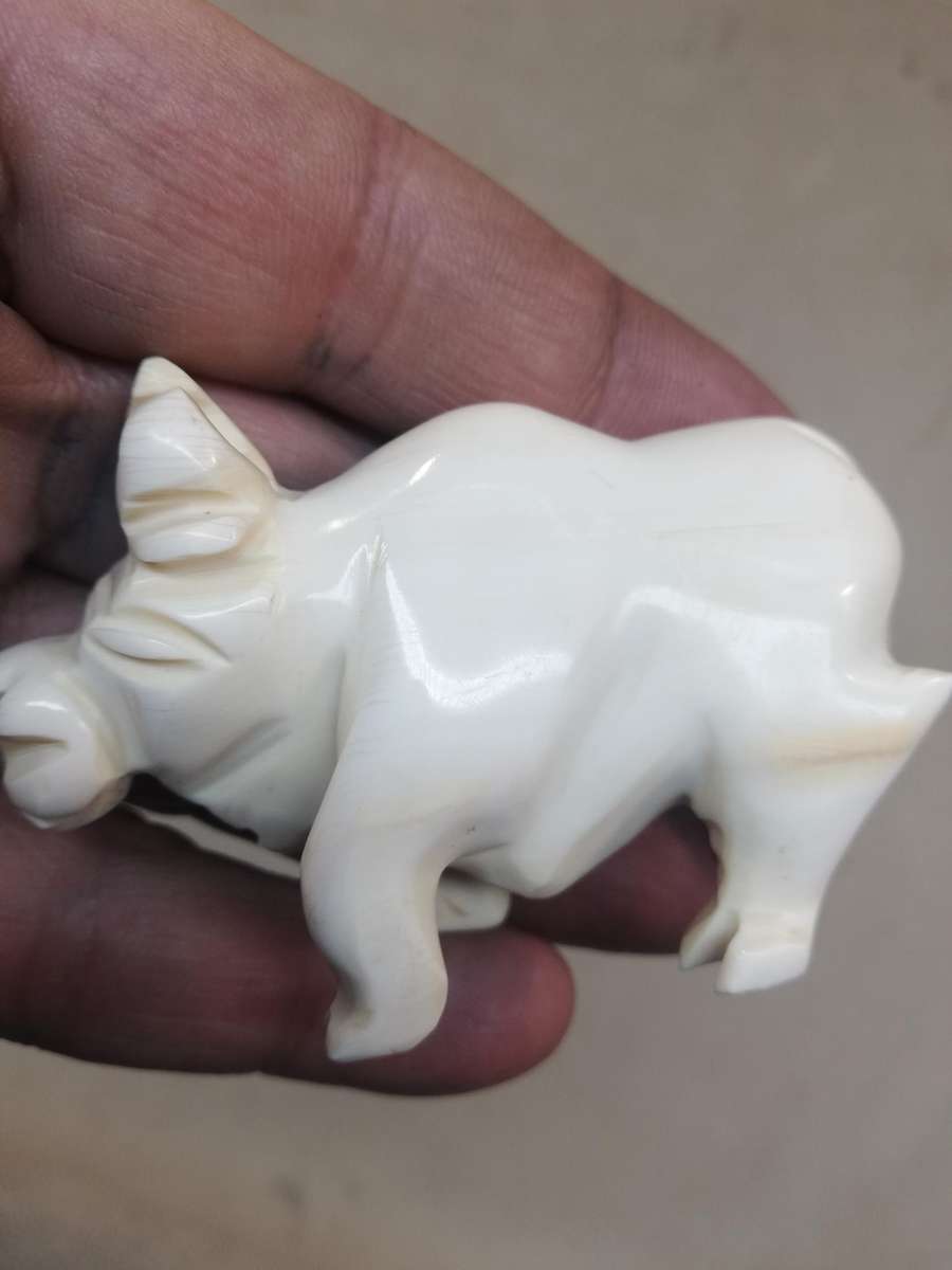 Vintage Handcrafted African Bone Animals