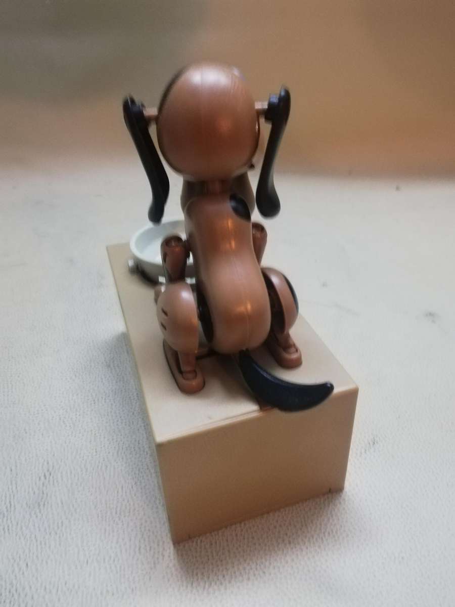 Vintage Piggy Bank Choken Bako Coin Eating Dog - Complete & Electronics Works