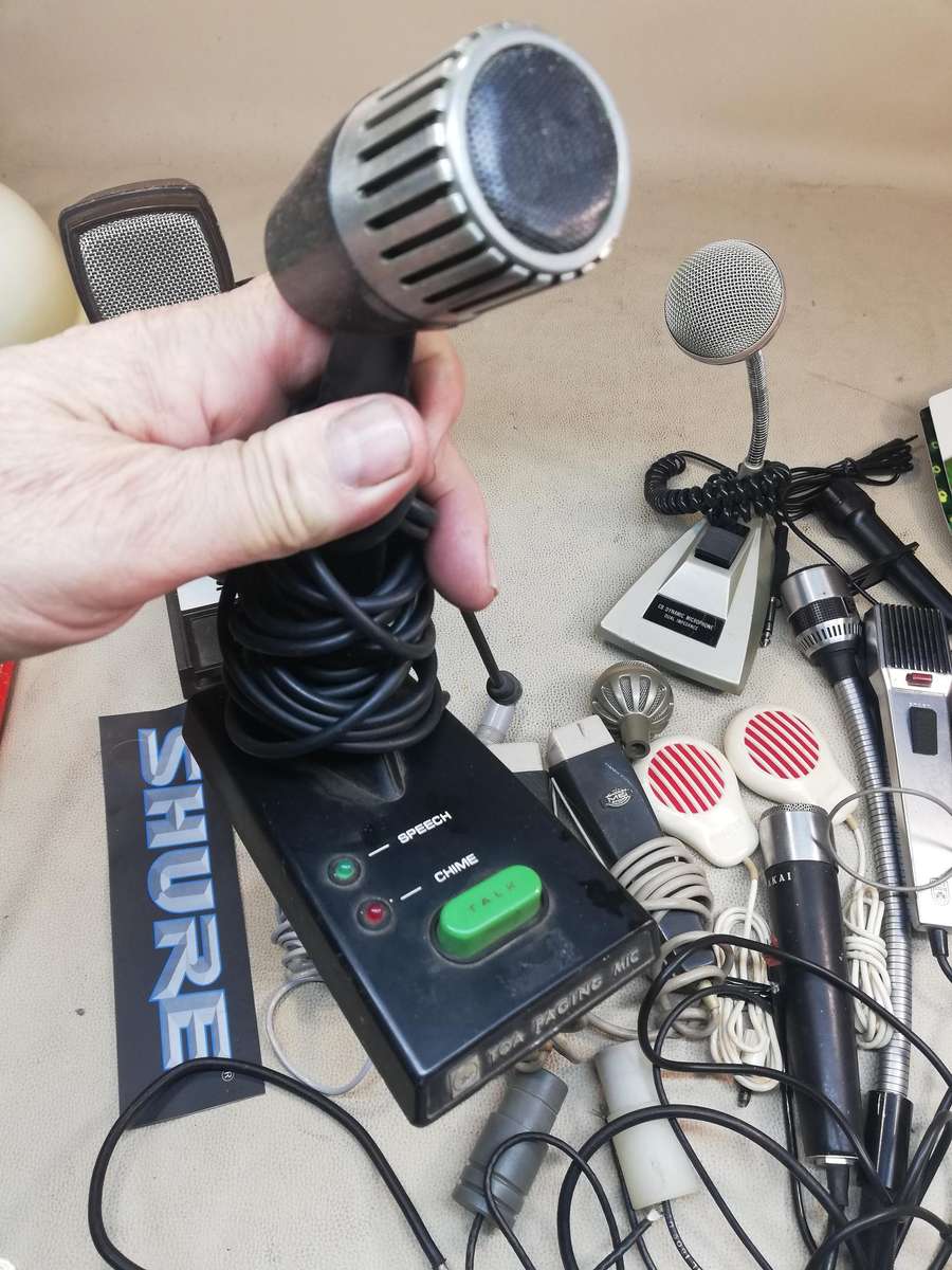 Magnificent Collection of Microphones, Shure, Hammerstein, MB, Grundig etc, etc