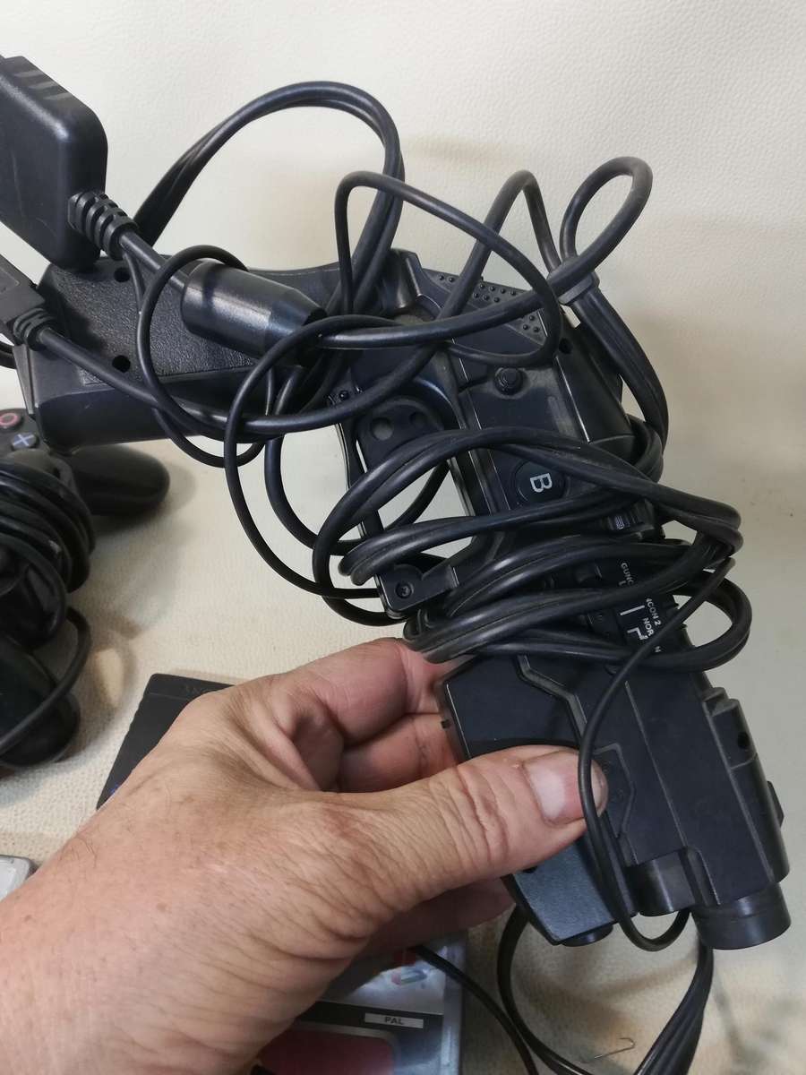 Sony PlayStation 2 Fat Console and games