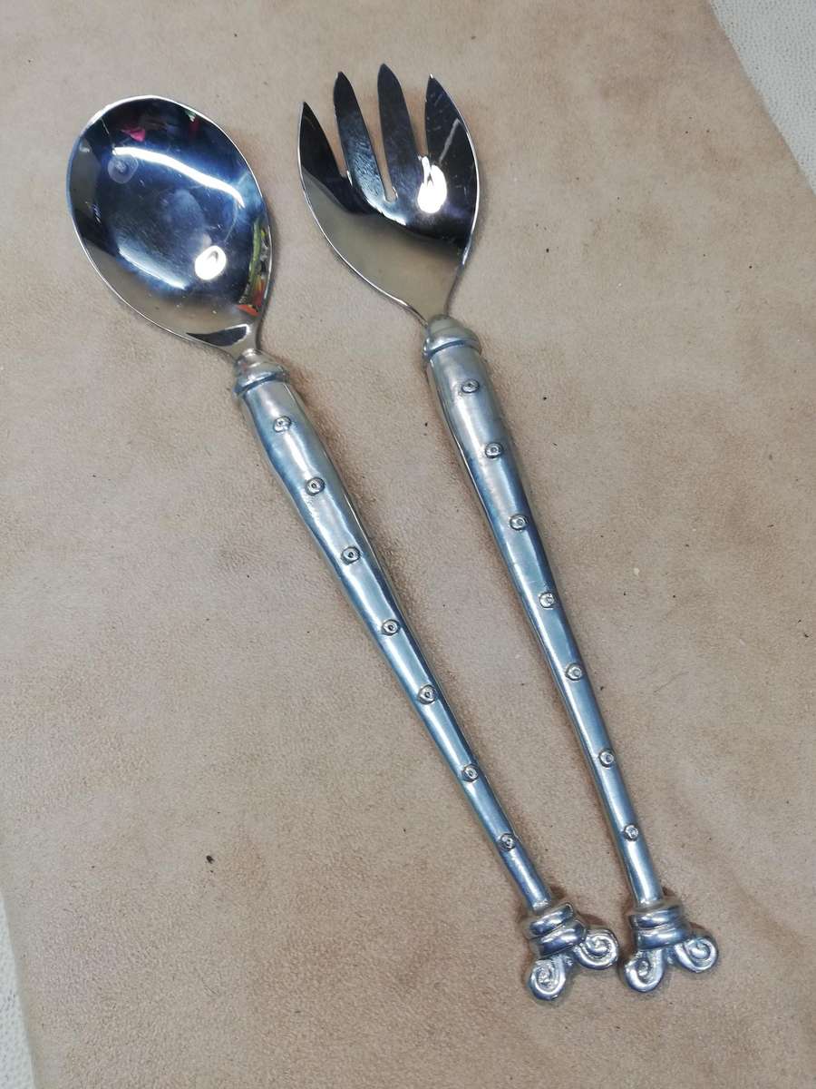 Magnificent Set of 2 Carrol Boyes salad Utensils