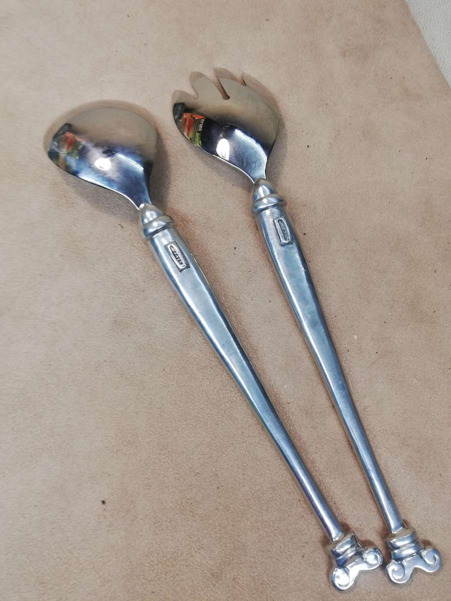 Magnificent Set of 2 Carrol Boyes salad Utensils