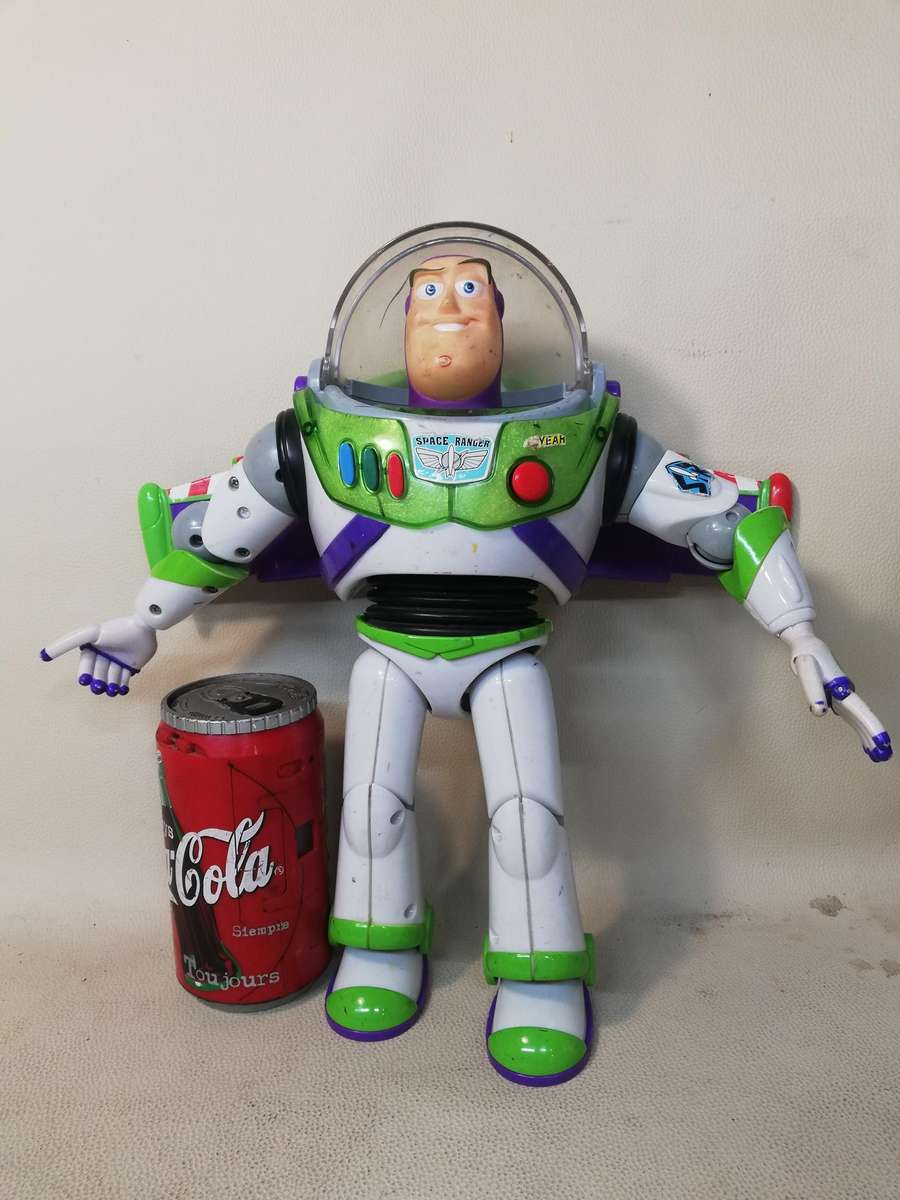 Disney Pixar Toy Story Buzz Lightyear Deluxe Space Ranger 300mm Action Figure - All Elect. Working