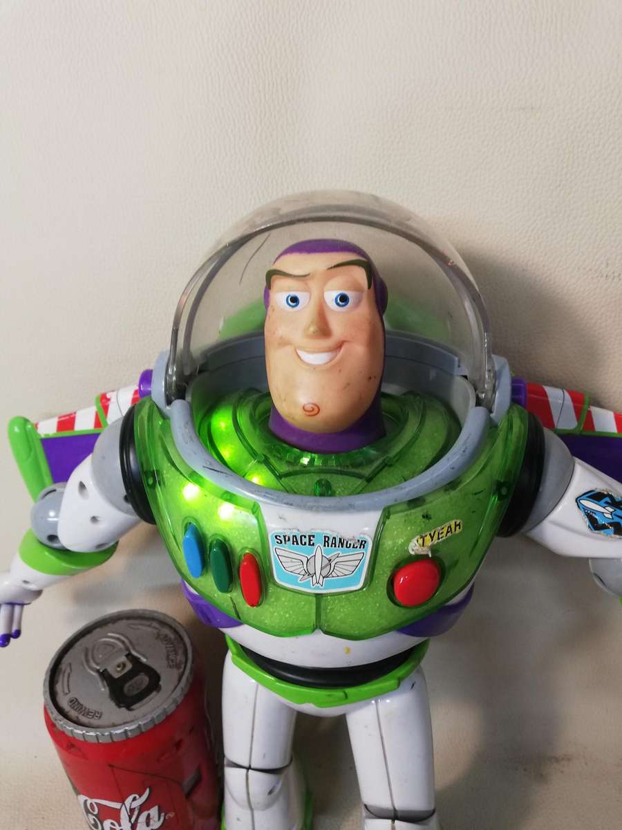 Disney Pixar Toy Story Buzz Lightyear Deluxe Space Ranger 300mm Action Figure - All Elect. Working