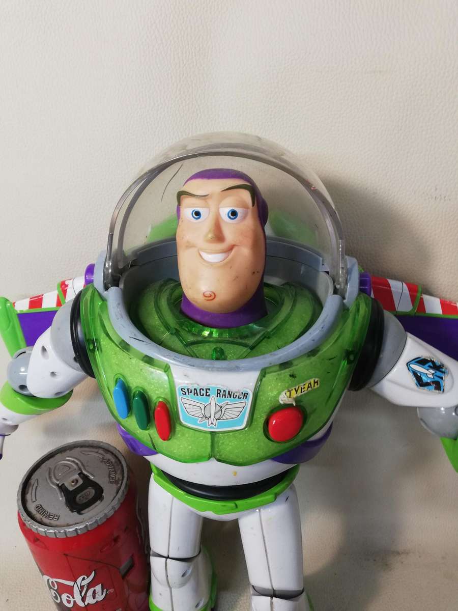 Disney Pixar Toy Story Buzz Lightyear Deluxe Space Ranger 300mm Action Figure - All Elect. Working