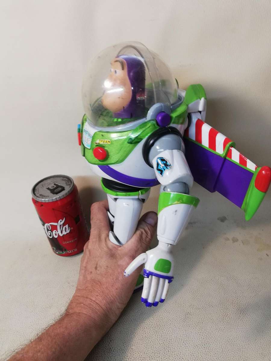 Disney Pixar Toy Story Buzz Lightyear Deluxe Space Ranger 300mm Action Figure - All Elect. Working