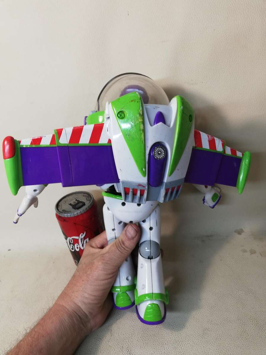 Disney Pixar Toy Story Buzz Lightyear Deluxe Space Ranger 300mm Action Figure - All Elect. Working