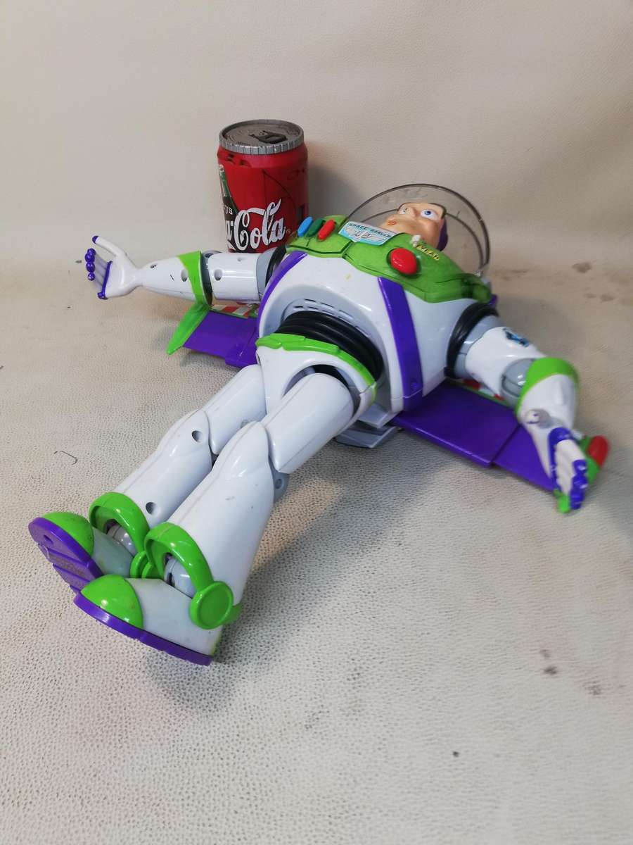 Disney Pixar Toy Story Buzz Lightyear Deluxe Space Ranger 300mm Action Figure - All Elect. Working