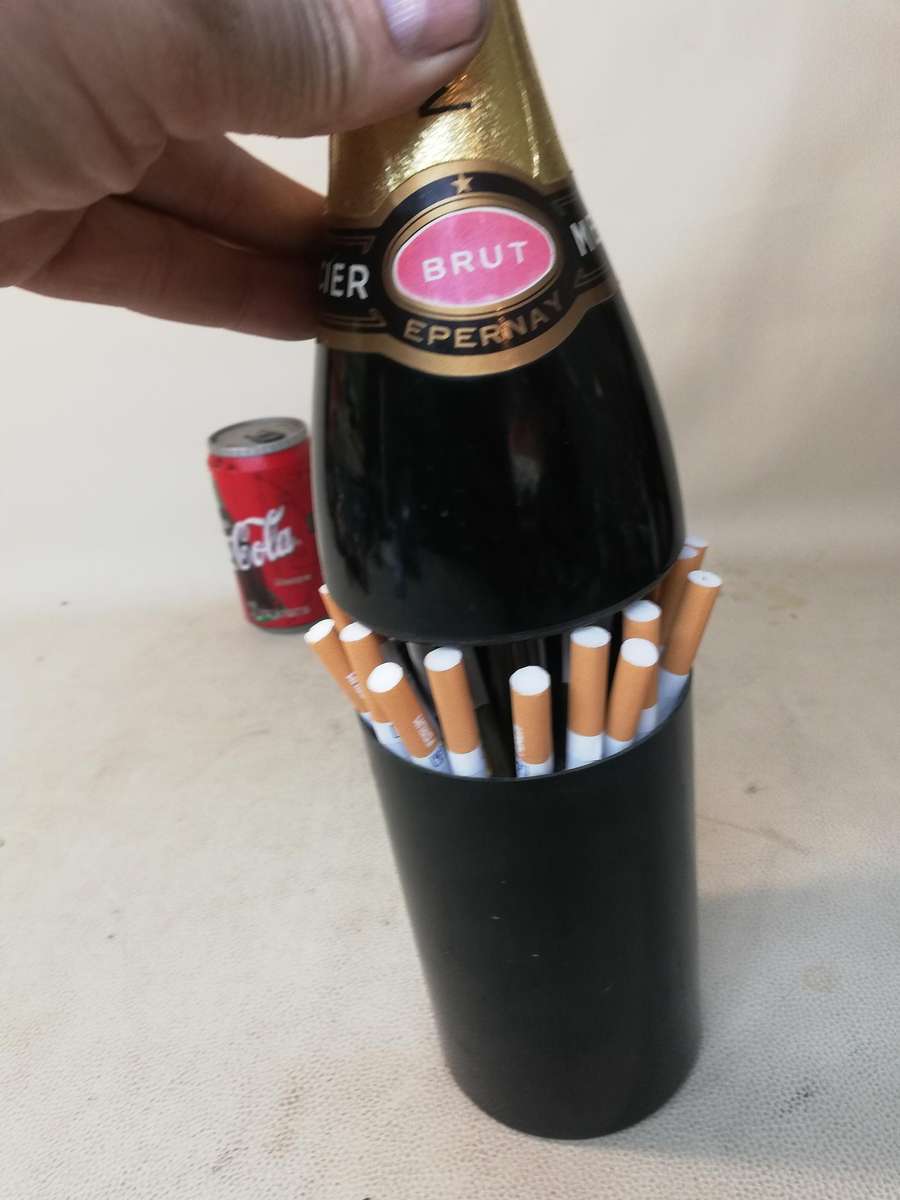 1950s MERCIER Champagne Musical cigarette dispenser. Extremely rare