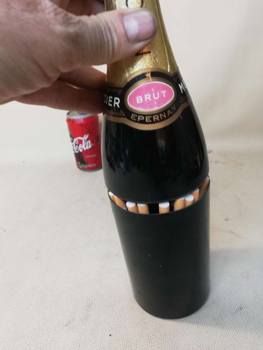 1950s MERCIER Champagne Musical cigarette dispenser. Extremely rare