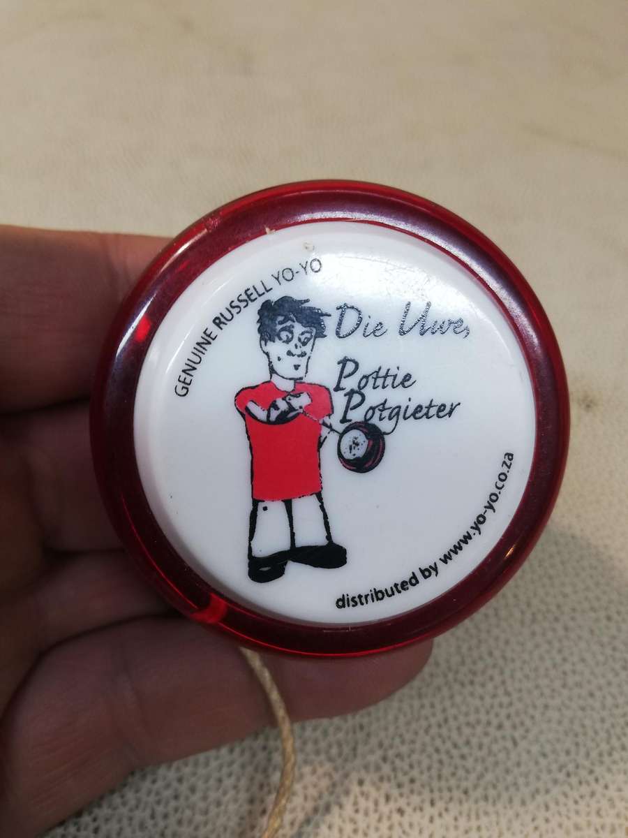 Very Rare!! Vintage Die Uwe Pottie Potgieter Genuine Russel Yoyo