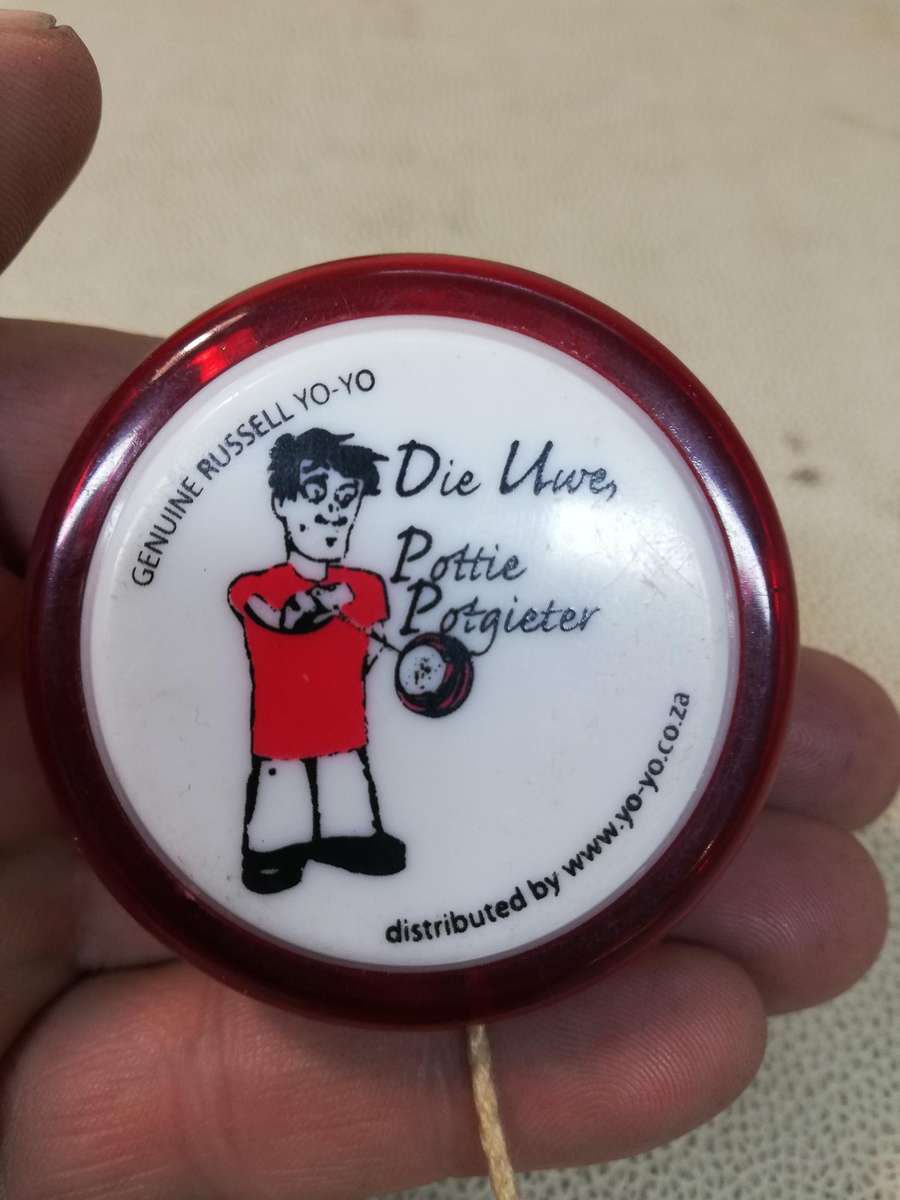Very Rare!! Vintage Die Uwe Pottie Potgieter Genuine Russel Yoyo