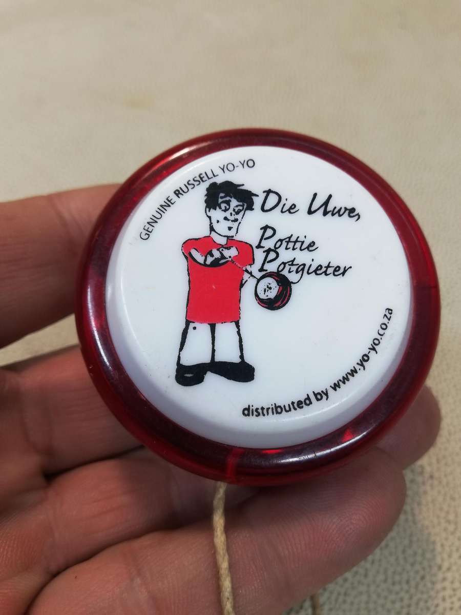 Very Rare!! Vintage Die Uwe Pottie Potgieter Genuine Russel Yoyo