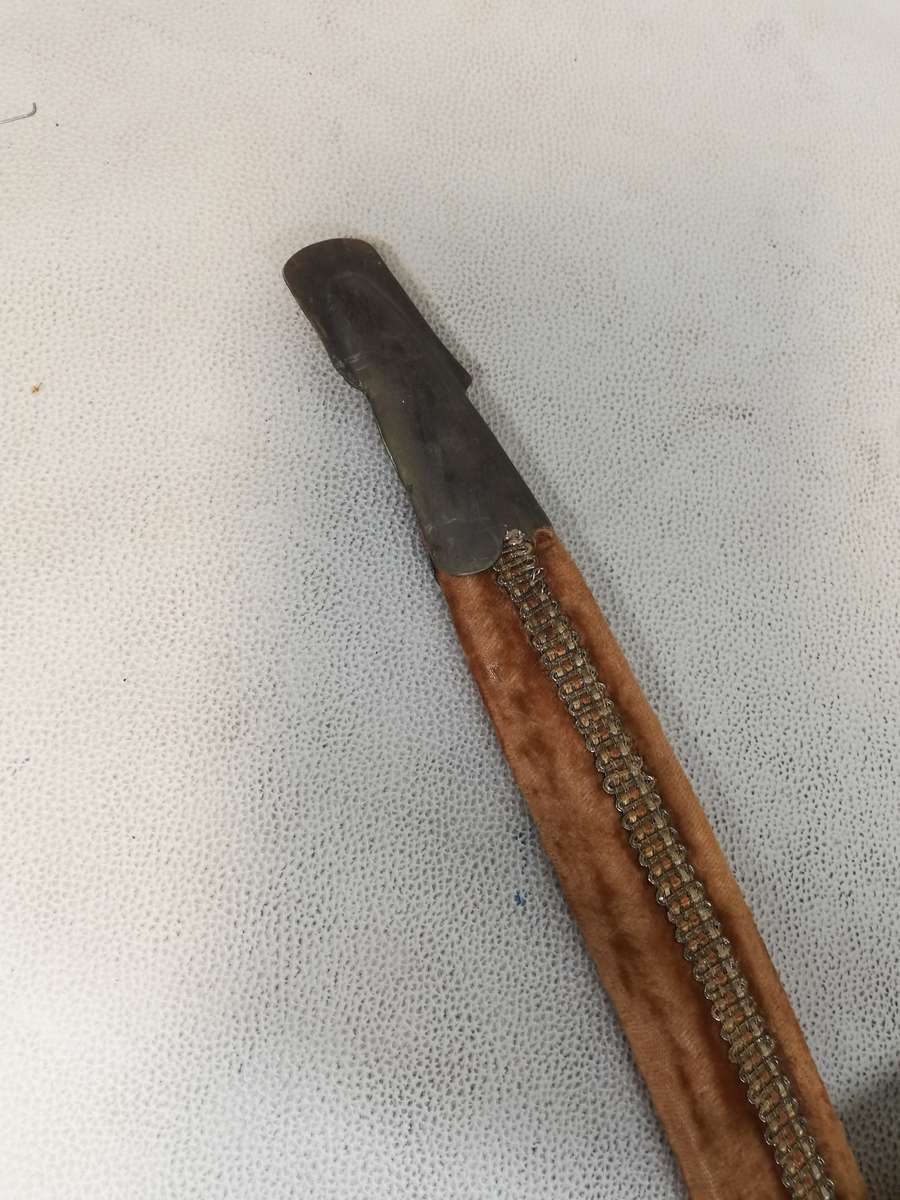 Vintage Shamshir India Navy Dress Sword with Scabbard used 1940 to WW2 - 1 of 2 on Auction Now