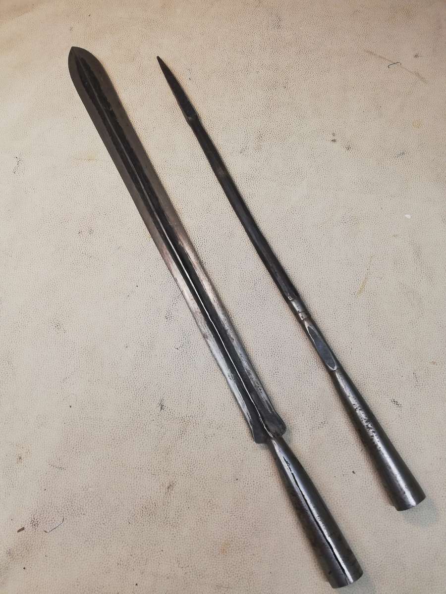 African Maasai Lion Hunting Spears