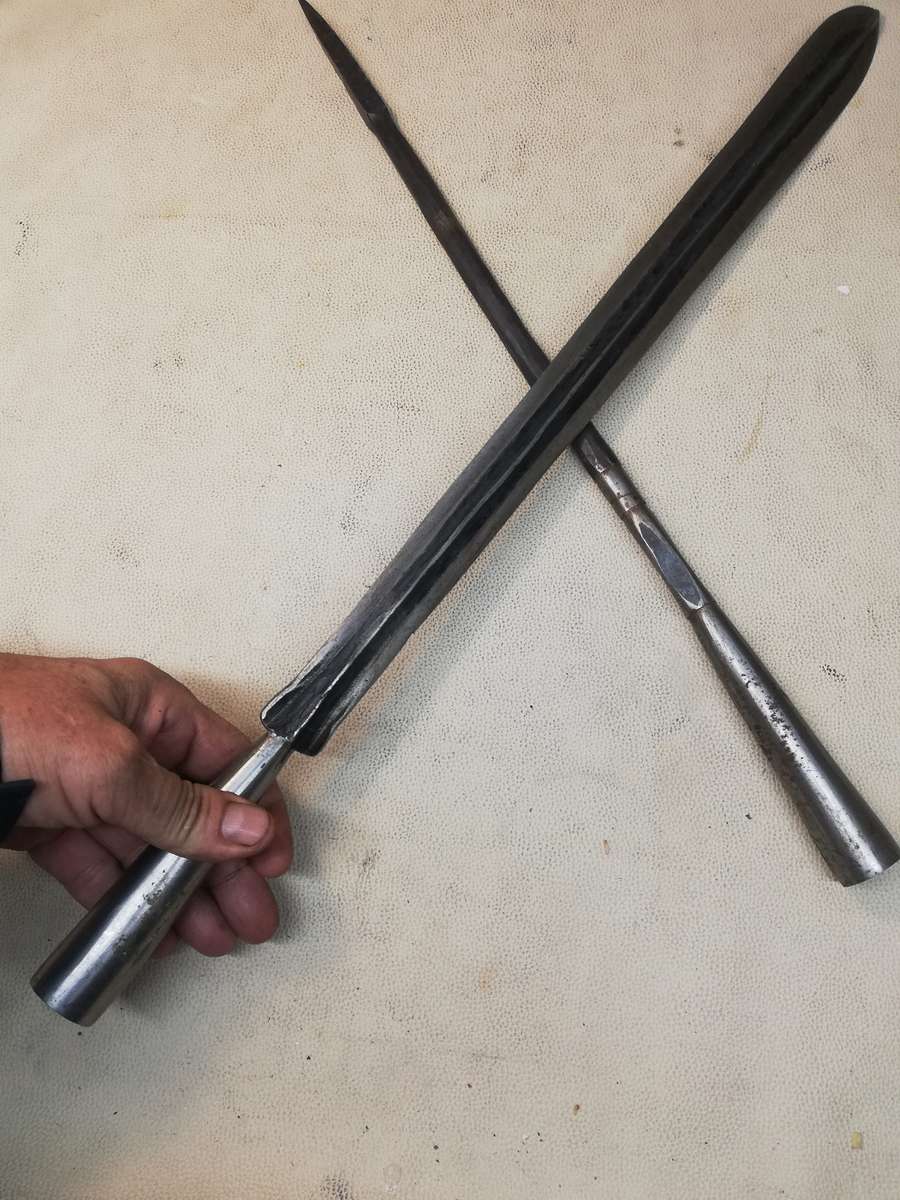 African Maasai Lion Hunting Spears