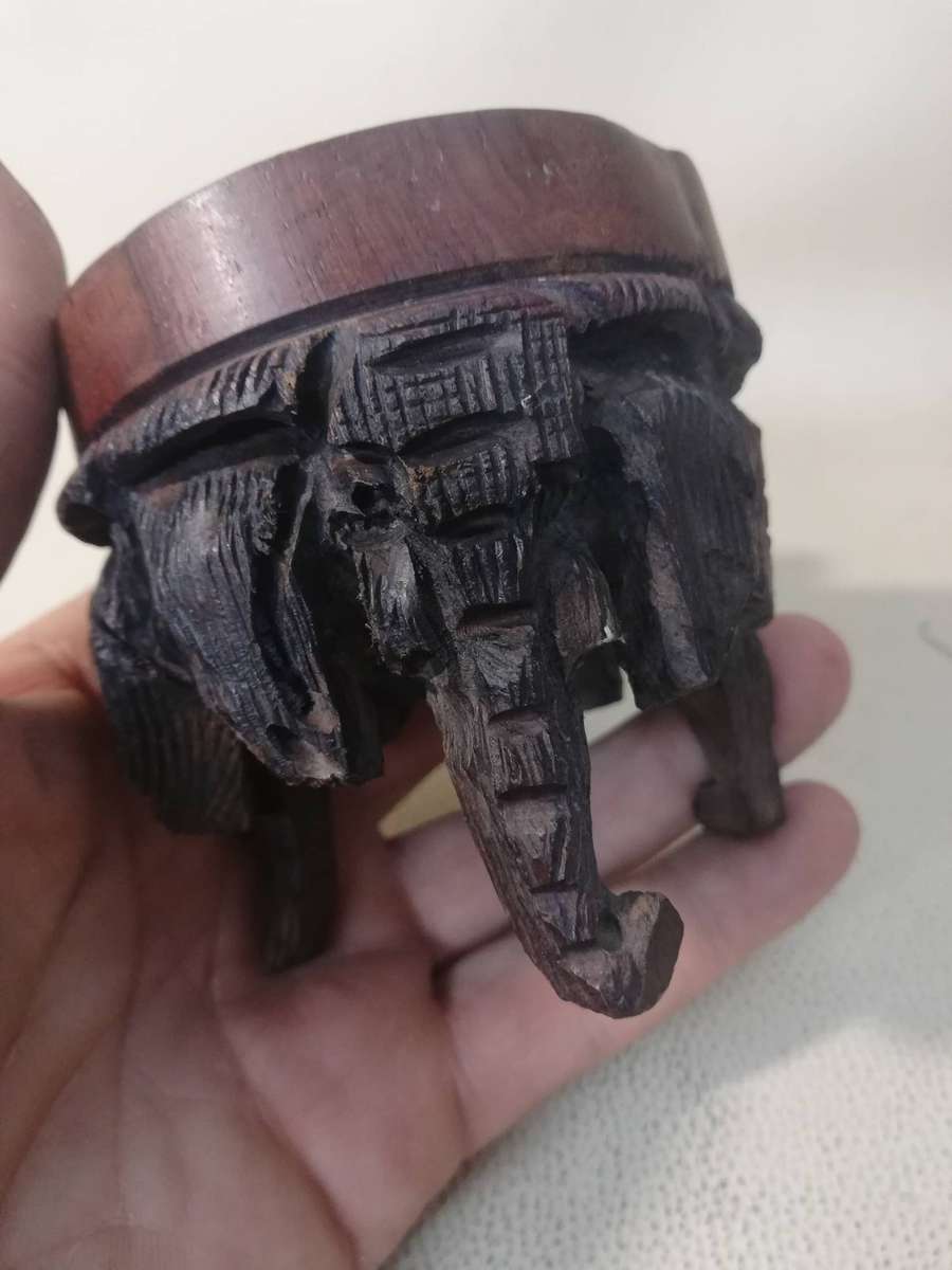 African Theme Art Big Five Ostrich Egg with Hand Carved Stand