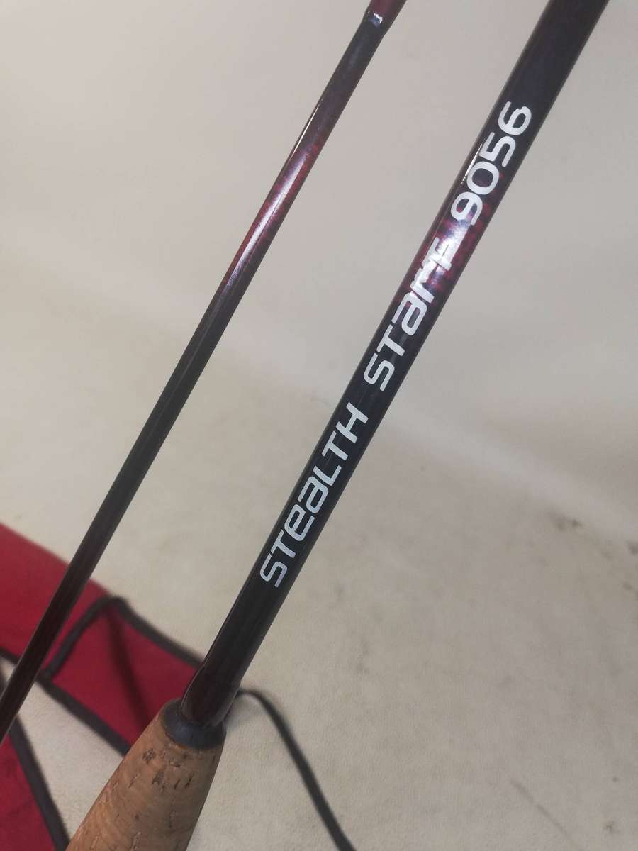 Sold Stealth Fly Rod (Start 9056) + Stealth Reel (ST100) + Snowbee fly box