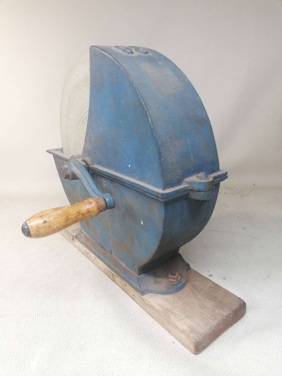 ANTIQUE GRINDING STONE / GRINDING WHEEL/ WET STONE /KNIFE SHARPENING STONE
