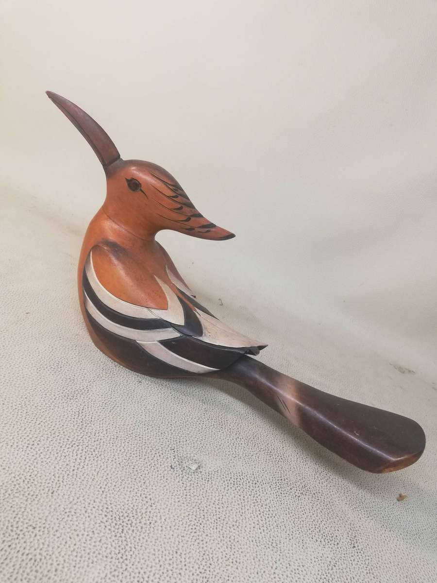 Original 1990 Feathers of Knysna hand made limited edition Figurine of a "Hoopoe",386/975, 35cm