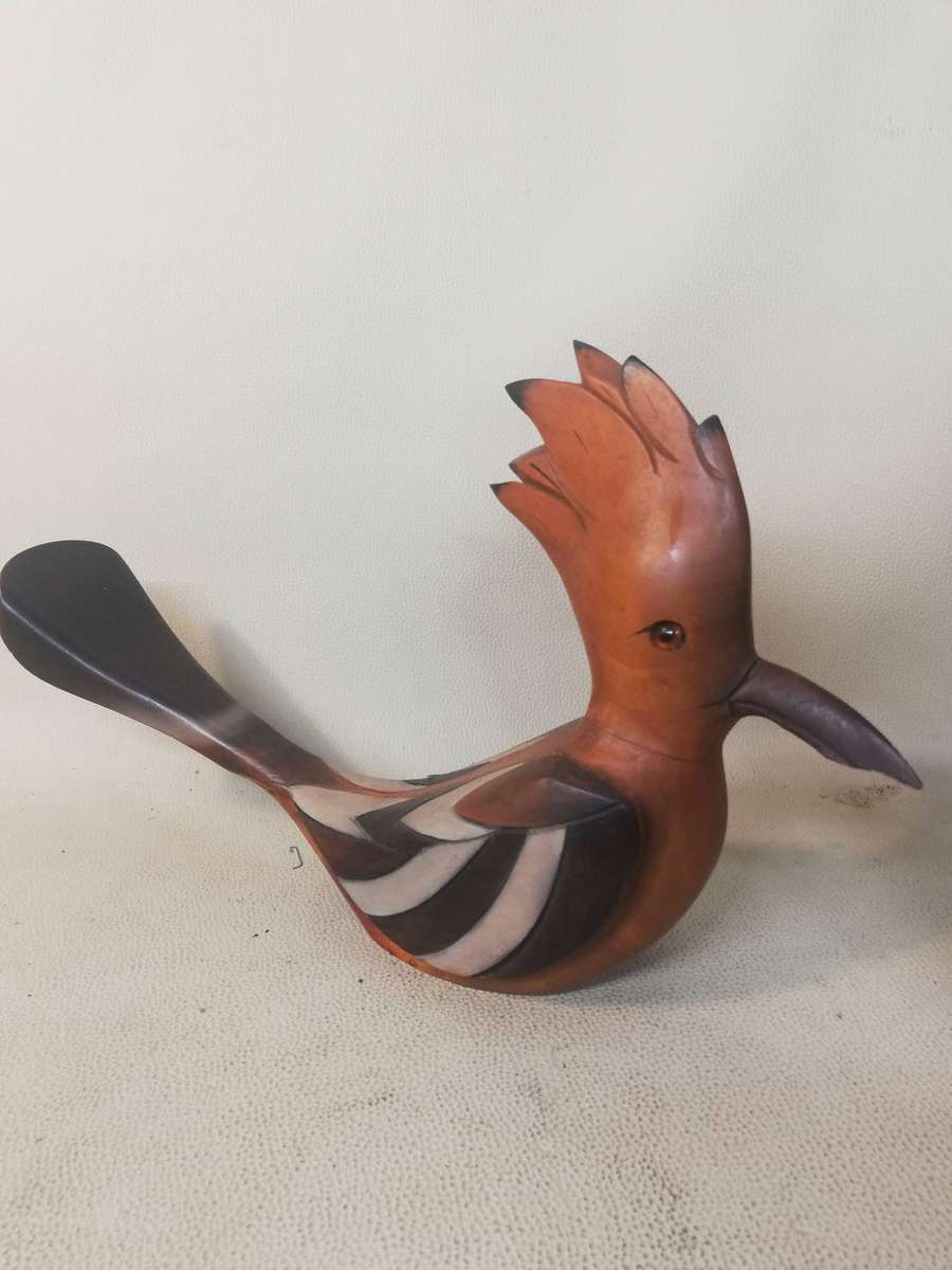 Original 1990 Feathers of Knysna hand made limited edition Figurine of a "Hoopoe",476/975, 35cm