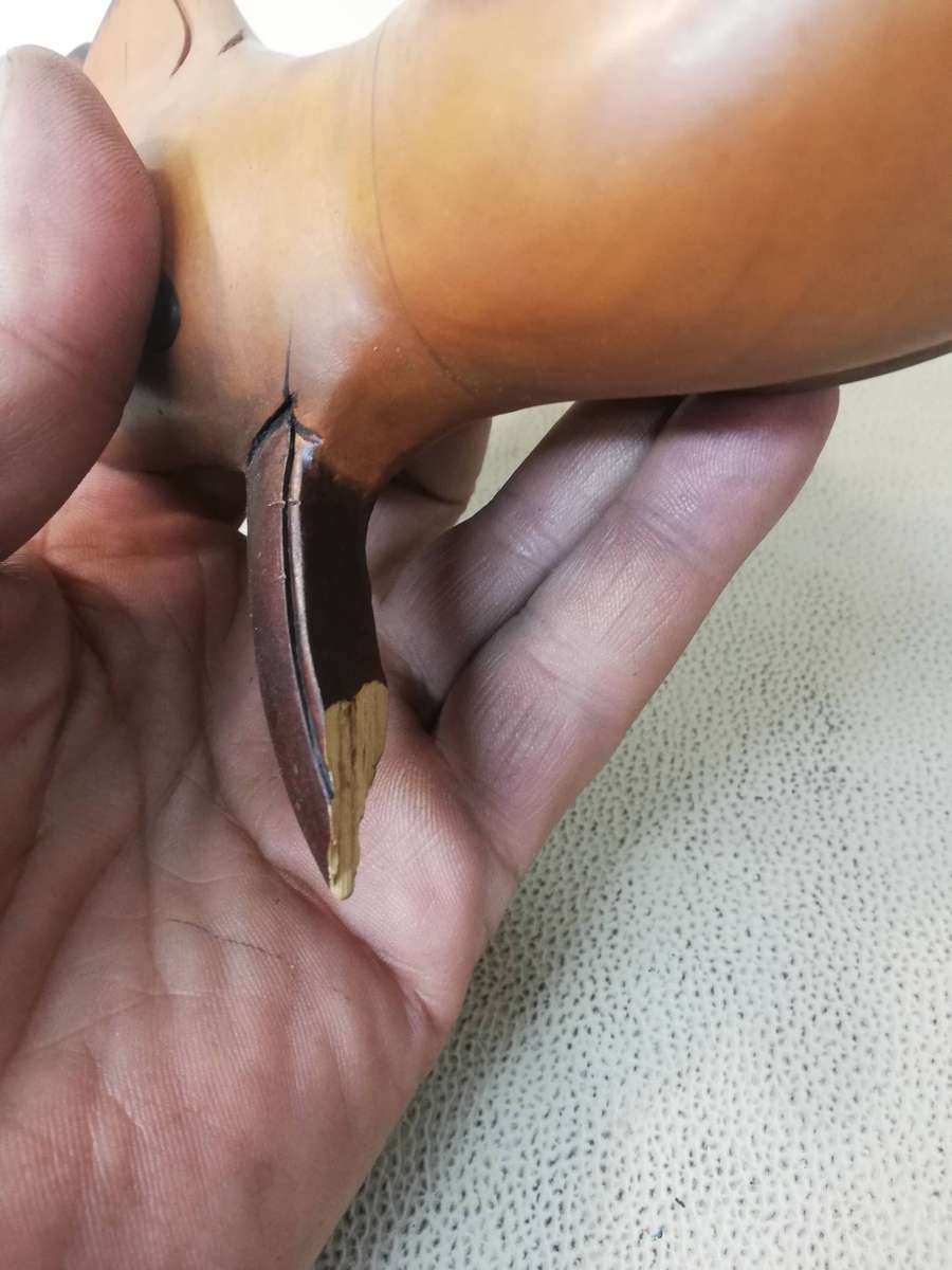 Original 1990 Feathers of Knysna hand made limited edition Figurine of a "Hoopoe",476/975, 35cm