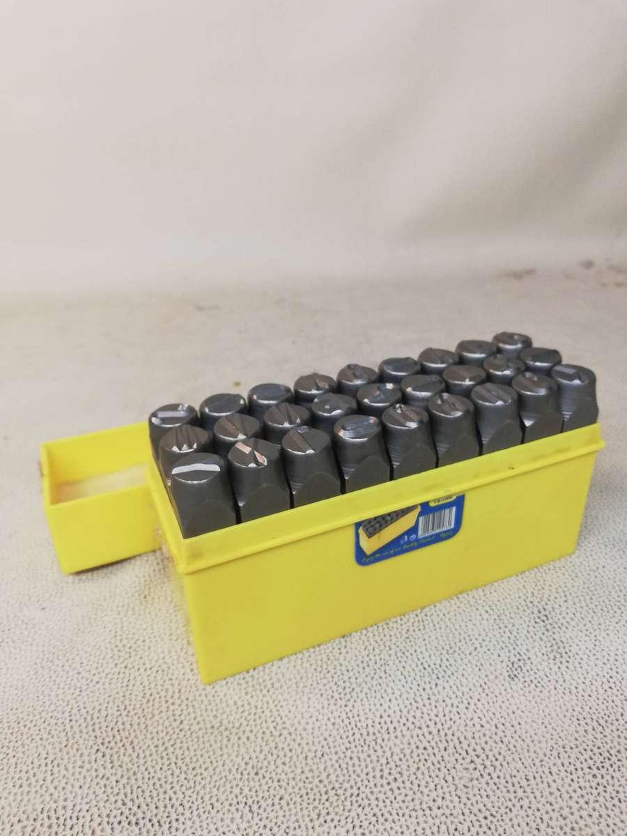 Vintage Dejuca Tpl 120mm (Set of 27) Letter Punches (Unused)