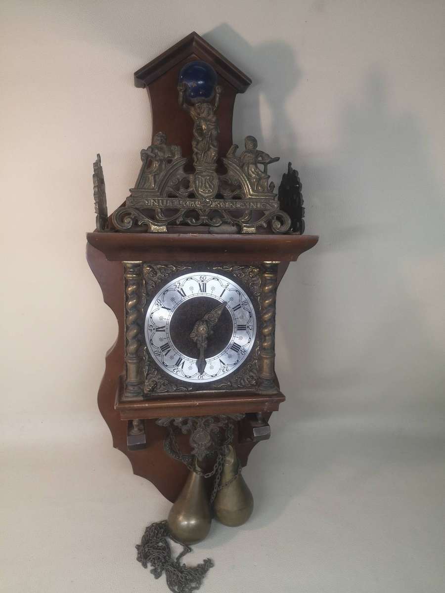 Zaandam Zaanse Dutch Wall Hanging Pendulum Clock