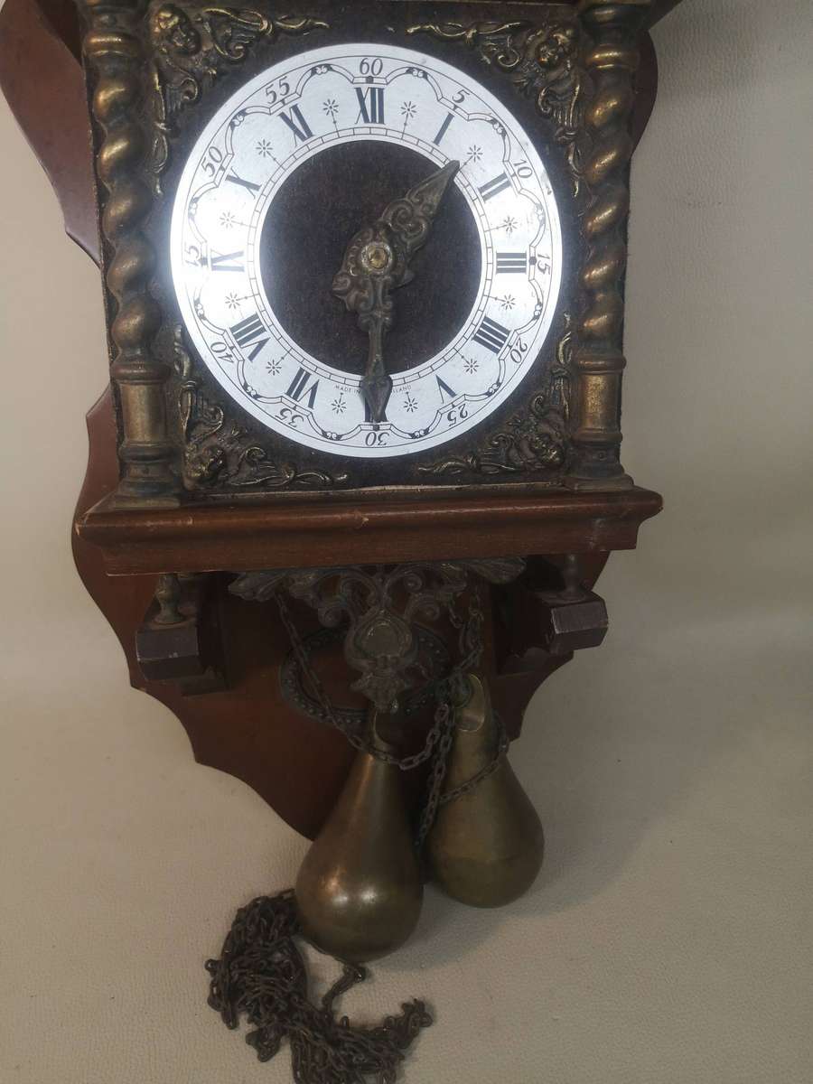 Zaandam Zaanse Dutch Wall Hanging Pendulum Clock