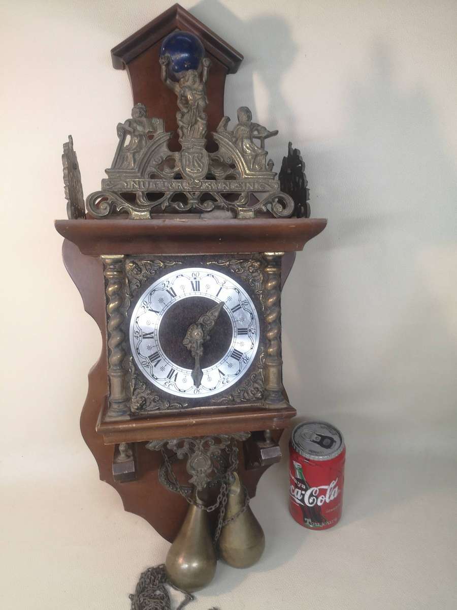 Zaandam Zaanse Dutch Wall Hanging Pendulum Clock