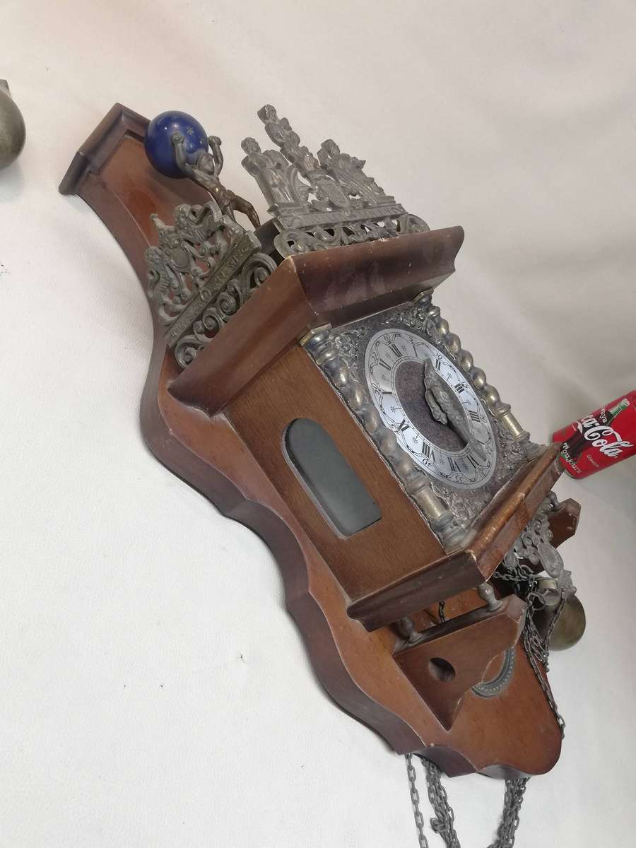 Zaandam Zaanse Dutch Wall Hanging Pendulum Clock