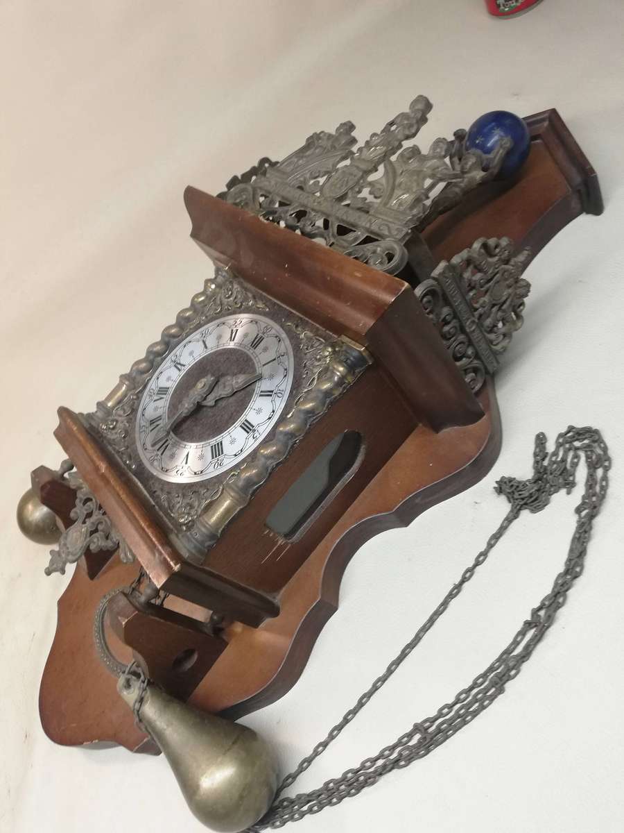 Zaandam Zaanse Dutch Wall Hanging Pendulum Clock