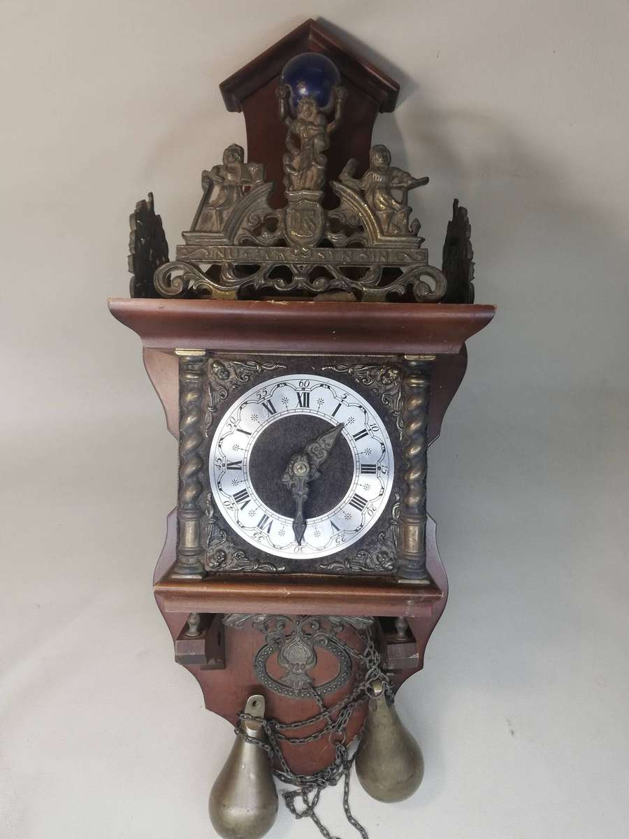 Zaandam Zaanse Dutch Wall Hanging Pendulum Clock