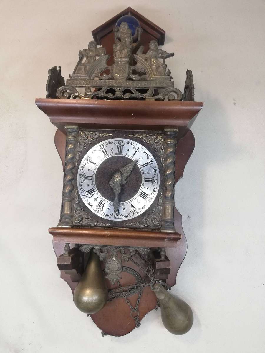 Zaandam Zaanse Dutch Wall Hanging Pendulum Clock