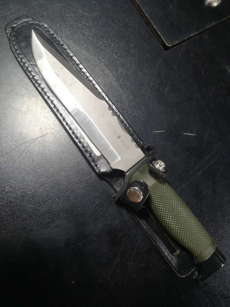 Magnificent Original Aitor Bowie Nato hunting knife With sheath - Made in Spain